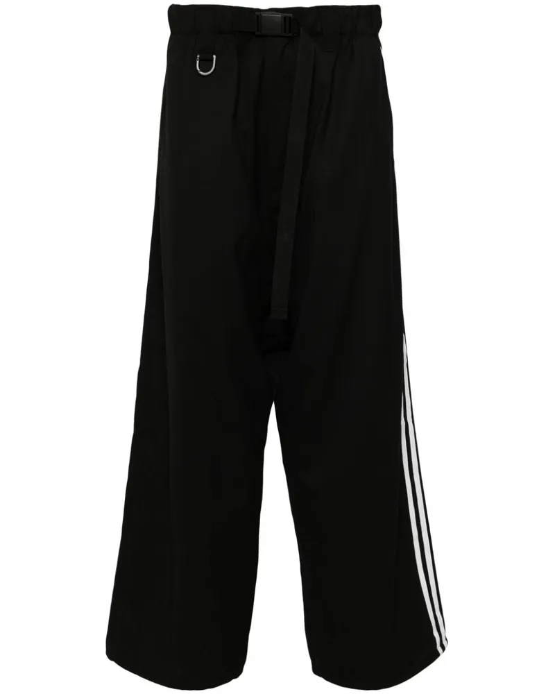 Y-3 x adidas Hose mit 3-Streifen-Logo - Schwarz Schwarz