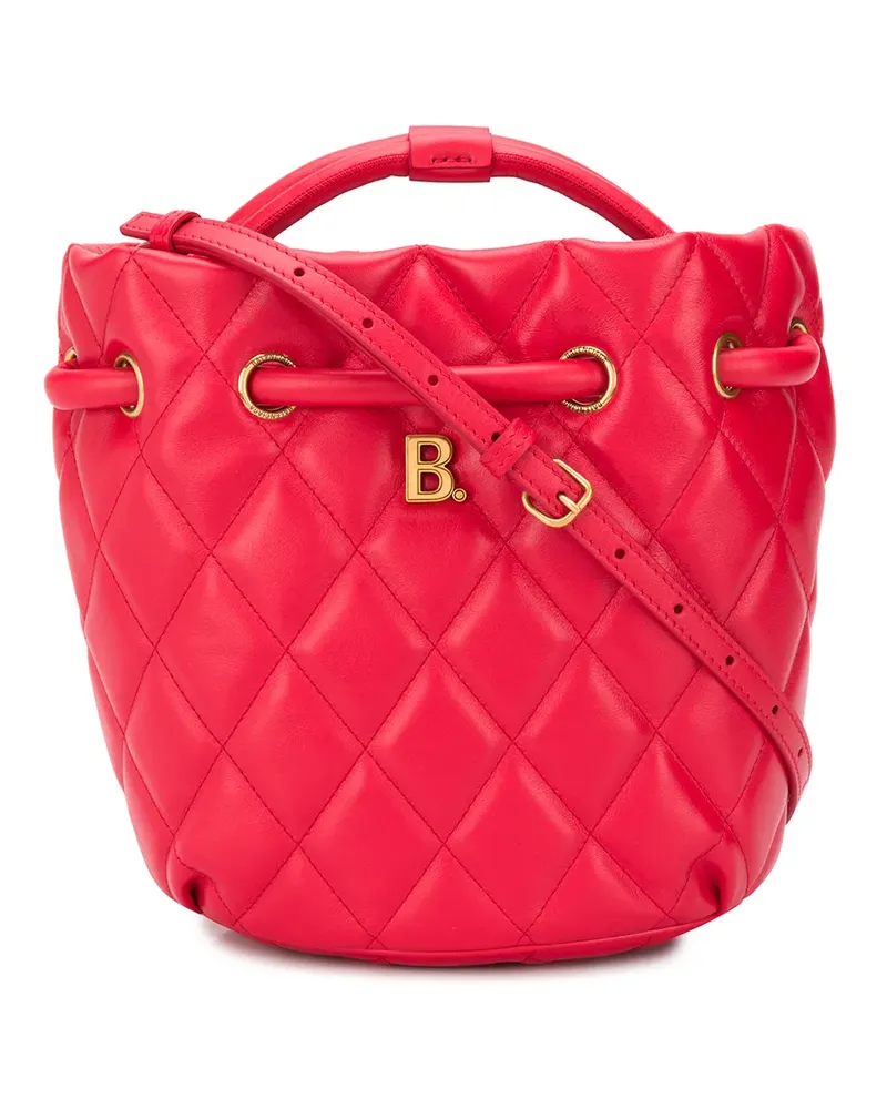 Balenciaga Kleine 'B' Beuteltasche - Rot Rot