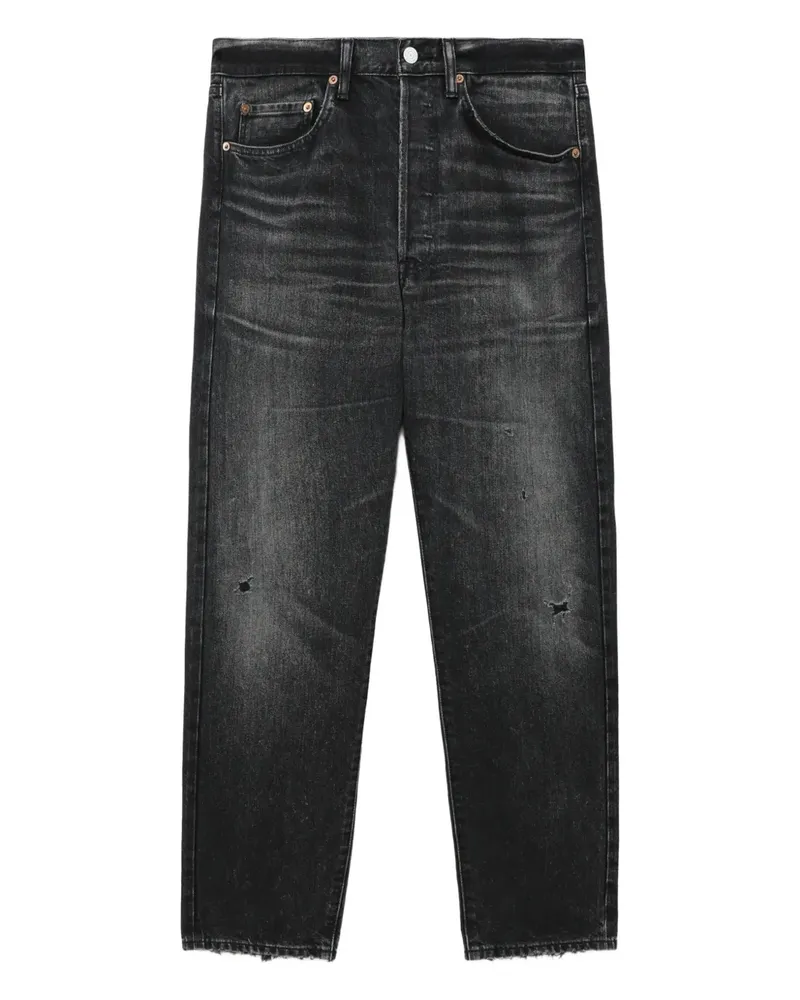Junya Watanabe distressed-effect jeans - Schwarz Schwarz