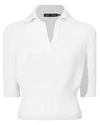 Proenza Schouler Reeve Poloshirt Weiß