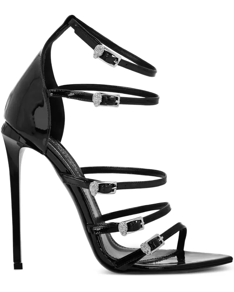 Philipp Plein Mignon Sandalen 120mm - Schwarz Schwarz