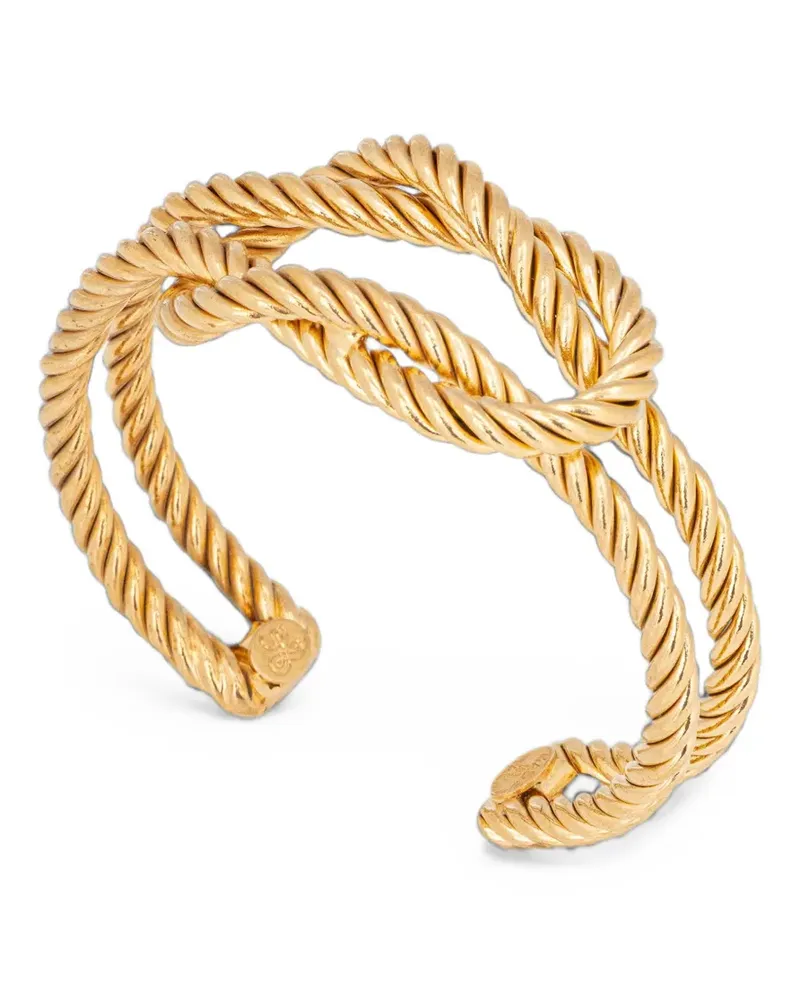 Luisa Spagnoli Armspange mit verdrehtem Seil - Gold Gold