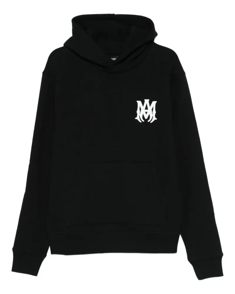Amiri Hoodie mit Logo-Print - Schwarz Schwarz