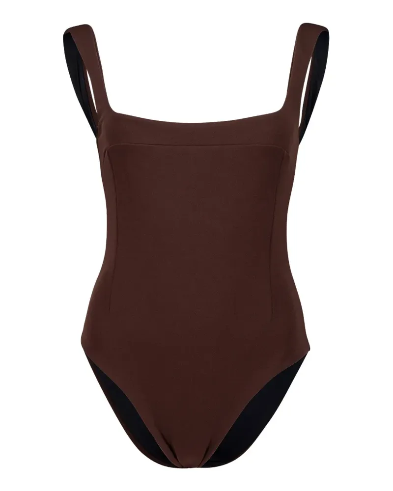 Haight Gabi square-neck swimsuit - Braun Braun