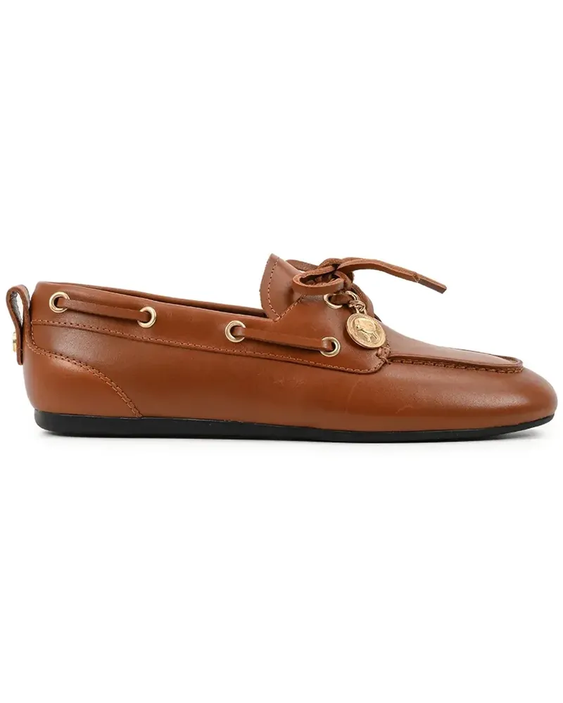 Karl Lagerfeld Schnürschuhe aus Leder - Braun Braun