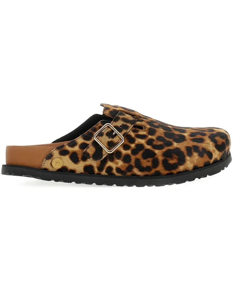 Birkenstock Mules mit Schnallenriemen - Braun Braun