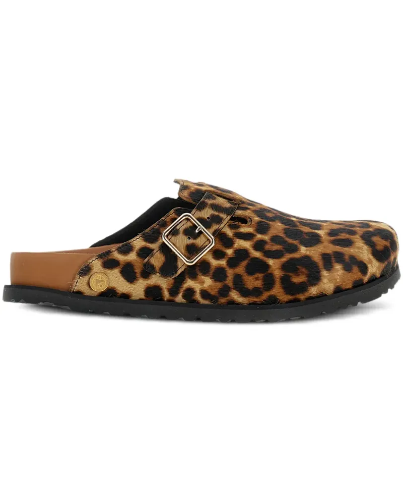 Birkenstock Mules mit Schnallenriemen - Braun Braun