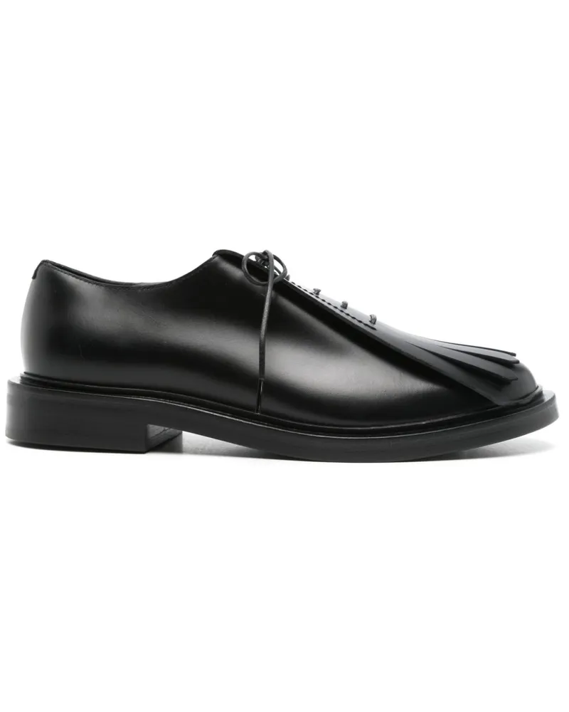 Max Mara Oxford-Schuhe aus Leder - Schwarz Schwarz
