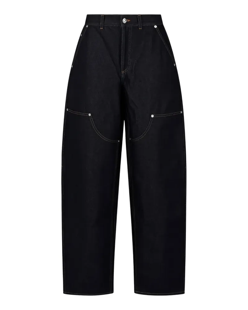 Givenchy Jeans mit Kontrastnähten - Blau Blau