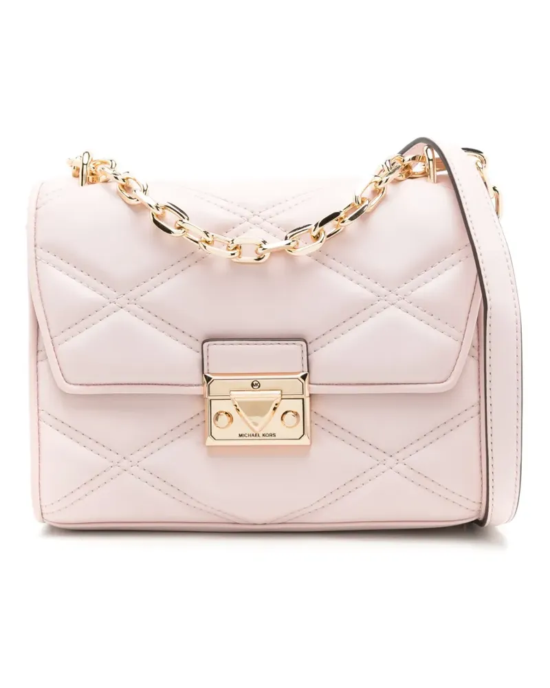 Michael Kors Schultertasche mit M-Steppung - Nude Nude