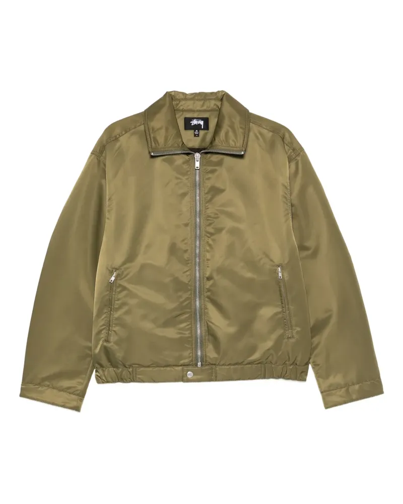 Stüssy zip-up bomber jacket - Grün Grün