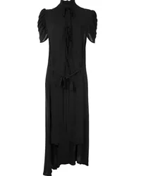 Ann Demeulemeester Asymmetrisches Kleid Schwarz