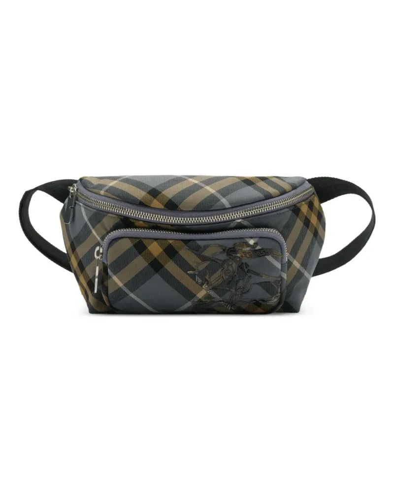 Burberry small Check belt bag - Blau Blau