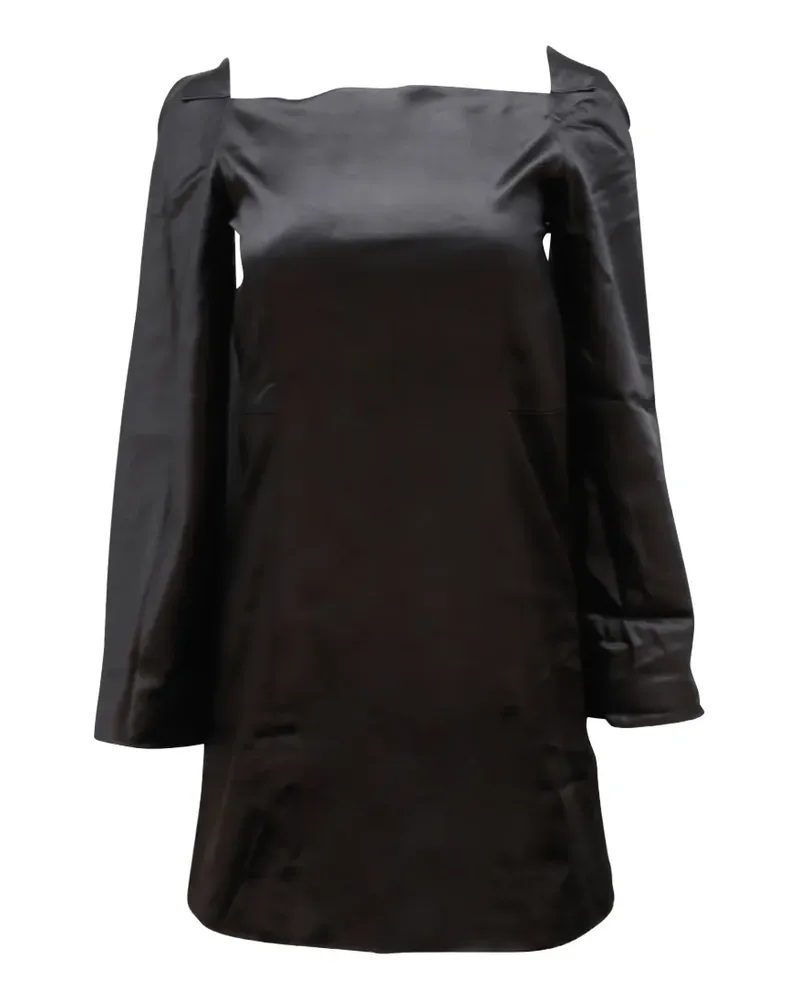 Rosetta Getty Kleid mit eckigem Ausschnitt - Schwarz Schwarz