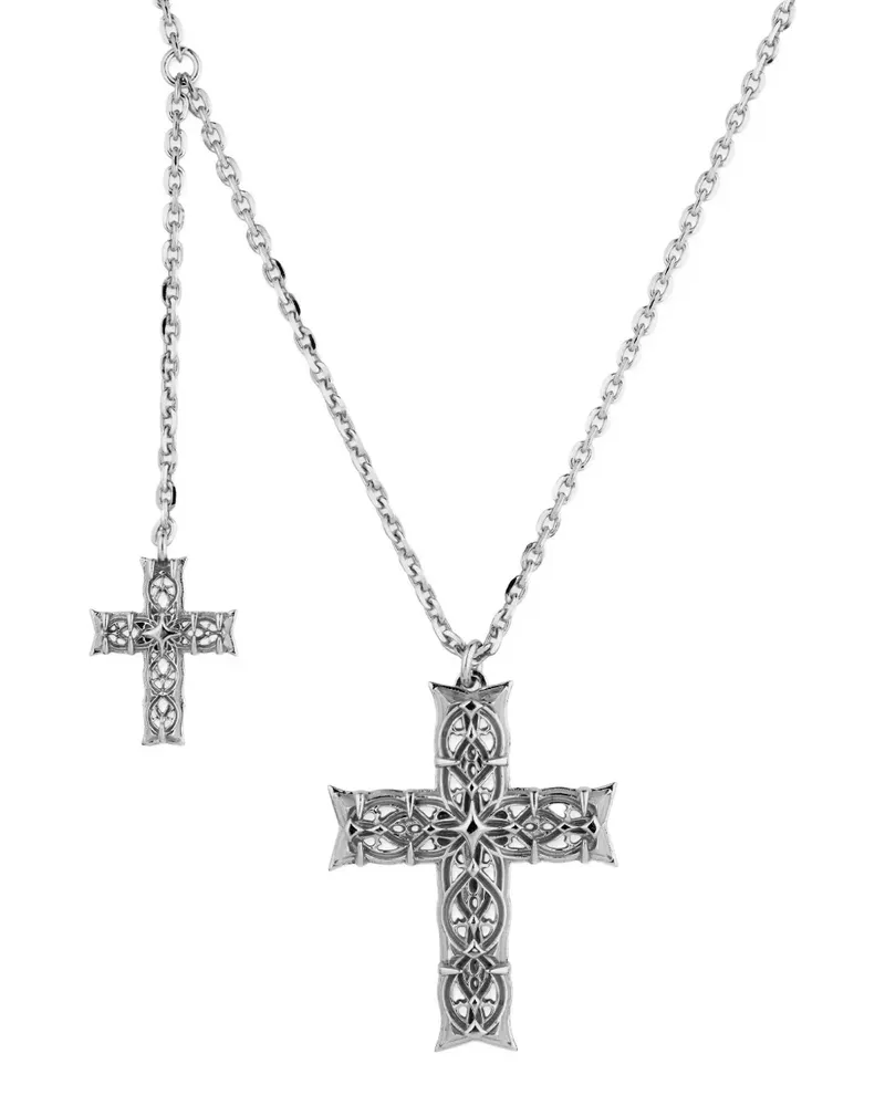 Emanuele Bicocchi Notre-Dame Halskette - Silber Silber