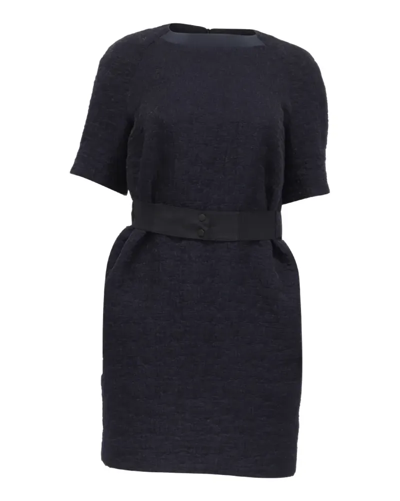 Victoria Beckham Belted mini dress - Blau Blau