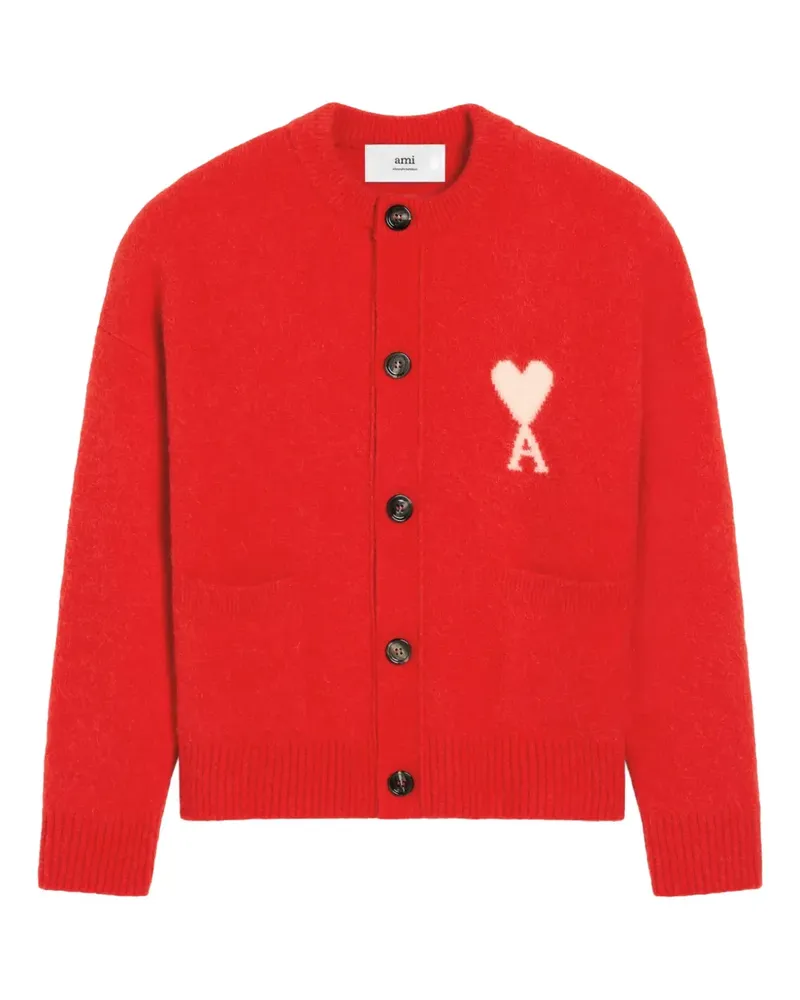 AMI Paris Ami de Coeur Cardigan - Rot Rot