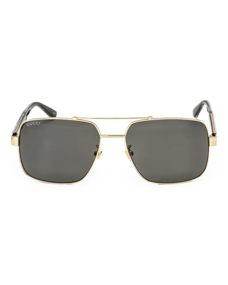 Gucci pilot-frame sunglasses - Gold Gold
