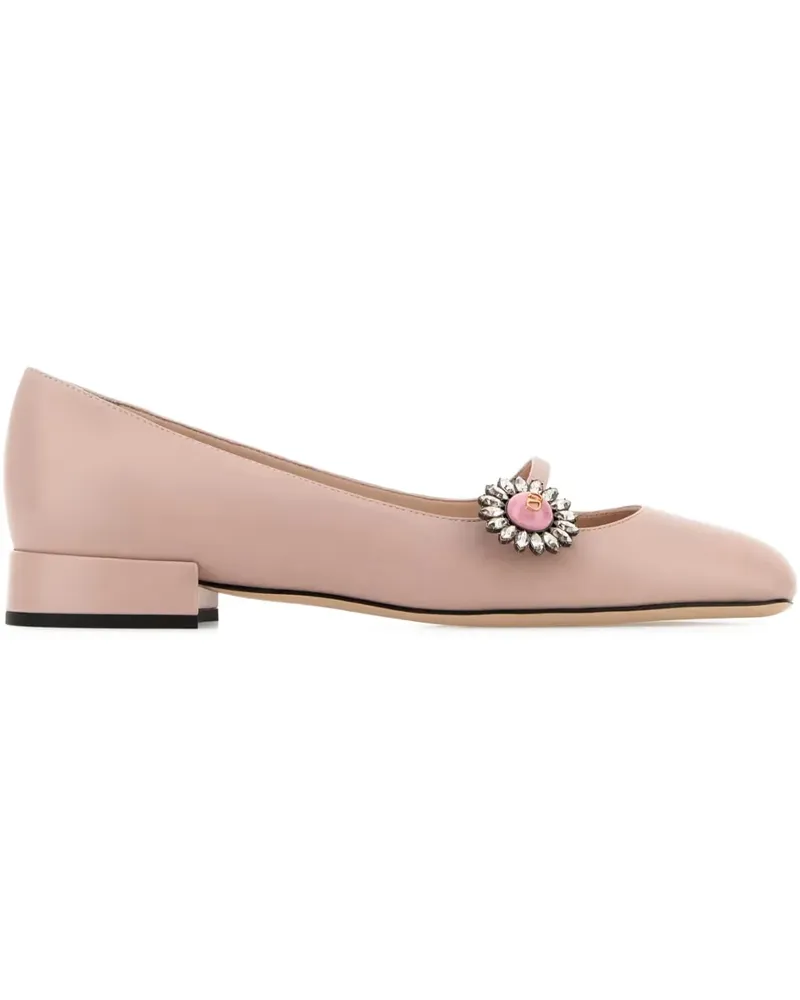 Valentino Garavani Preshoes Mary-Jane Ballerinas 20mm - Rosa Rosa