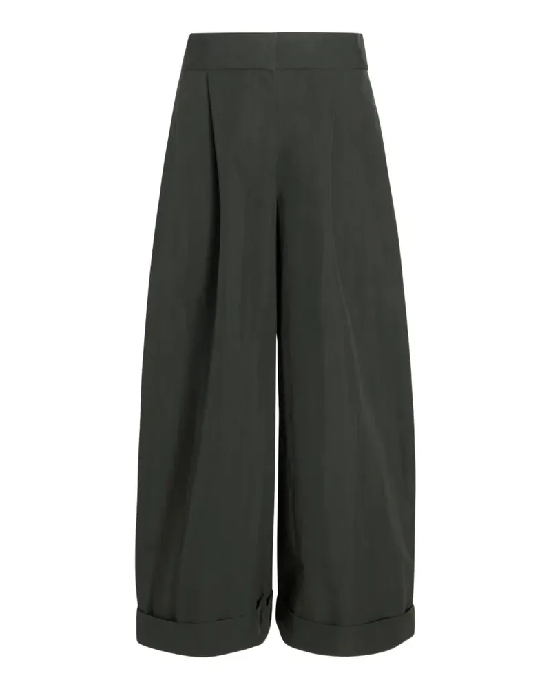 Proenza Schouler Talla Hose aus gewaschener Baumwolle - Grün Grün