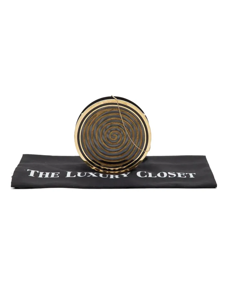 Charlotte Olympia Spiral round clutch bag - Schwarz Schwarz