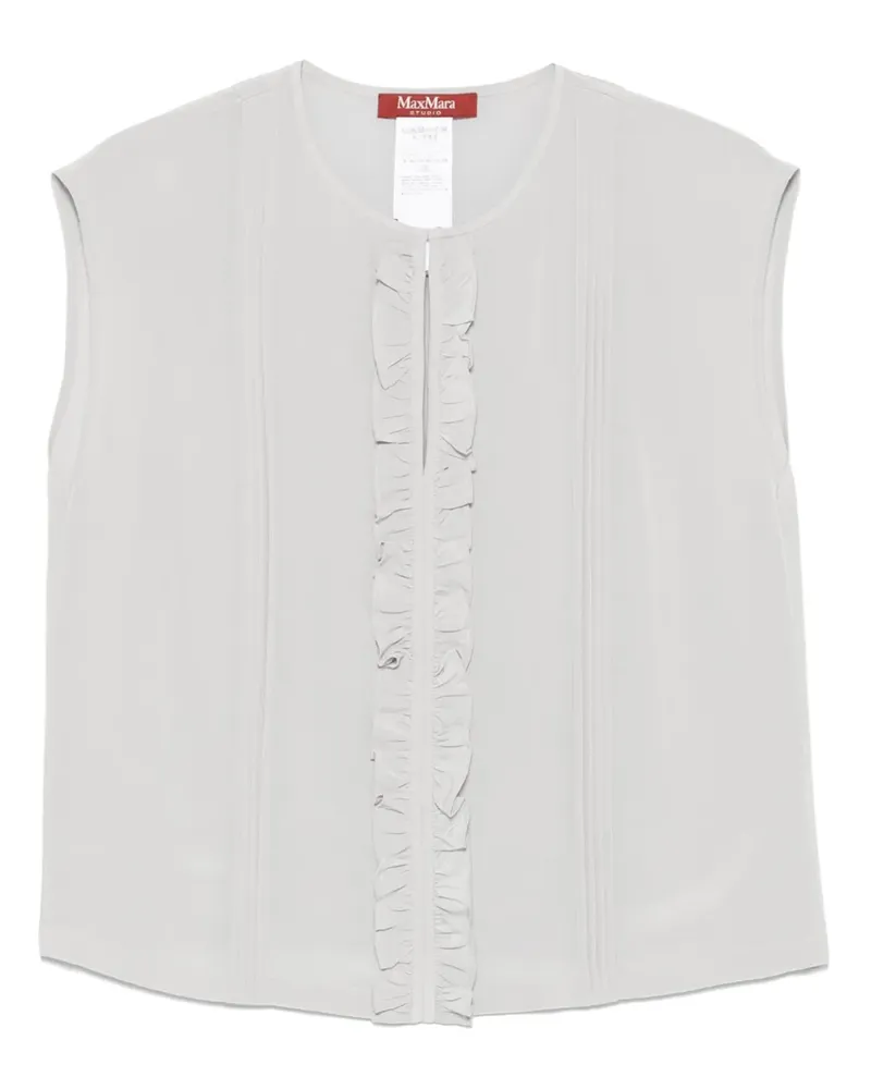 Max Mara Matilde Bluse - Grau Grau