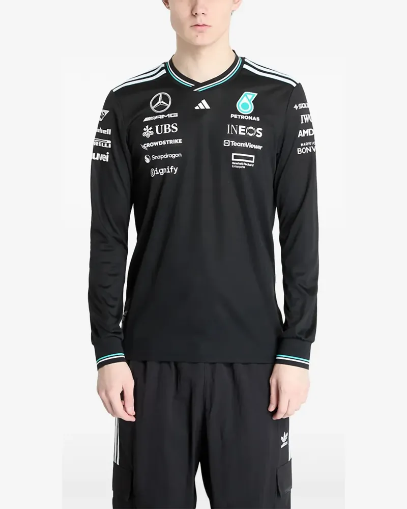 adidas x Mercedes - AMG Petronas Formula One Team Driver T-Shirt - Schwarz Schwarz