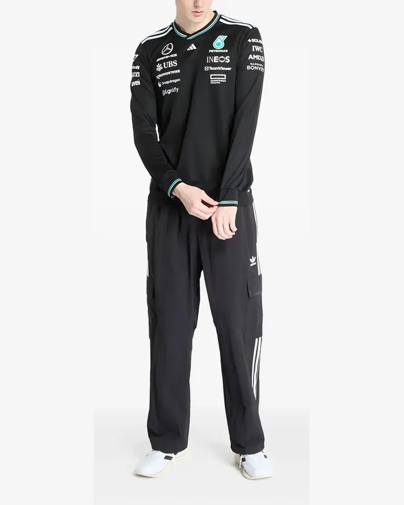 adidas x Mercedes - AMG Petronas Formula One Team Driver T-Shirt - Schwarz Schwarz