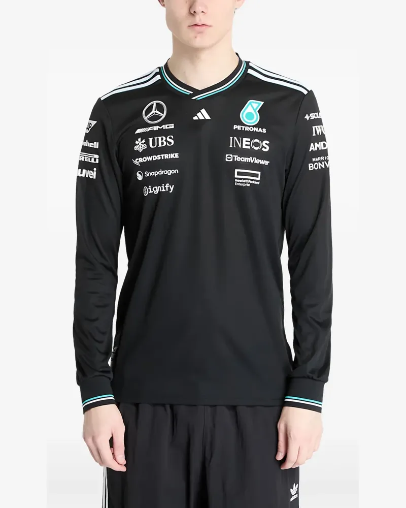 adidas x Mercedes - AMG Petronas Formula One Team Driver T-Shirt - Schwarz Schwarz