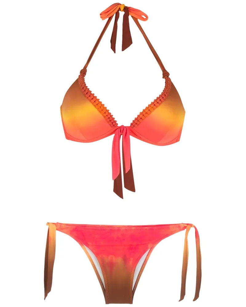 Amir Slama Bikini mit Knoten - Mehrfarbig Mehrfarbig