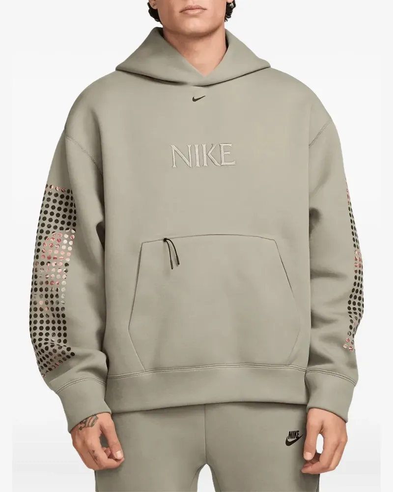 Nike Hoodie mit Blumen-Print - Nude Nude