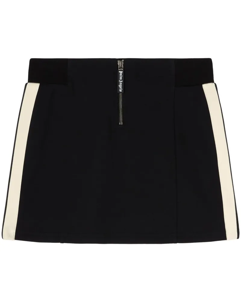 Palm Angels Minirock mit Streifen - Schwarz Schwarz
