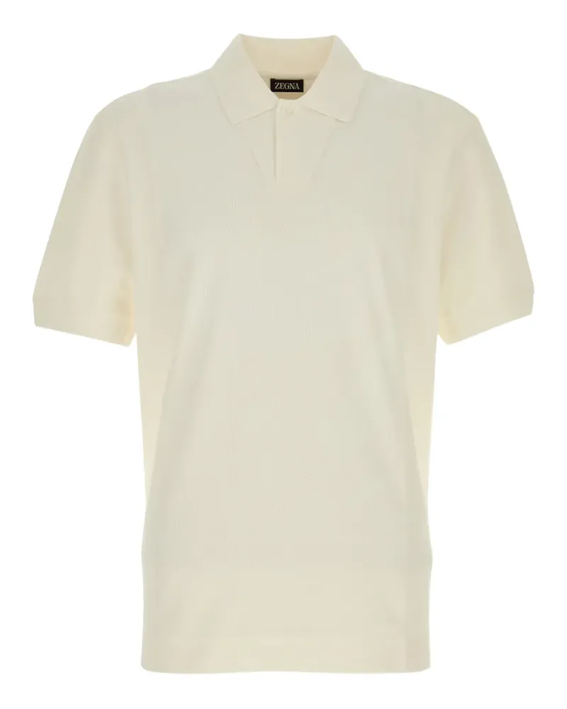 Ermenegildo Zegna short-sleeve polo shirt - Weiß Weiß