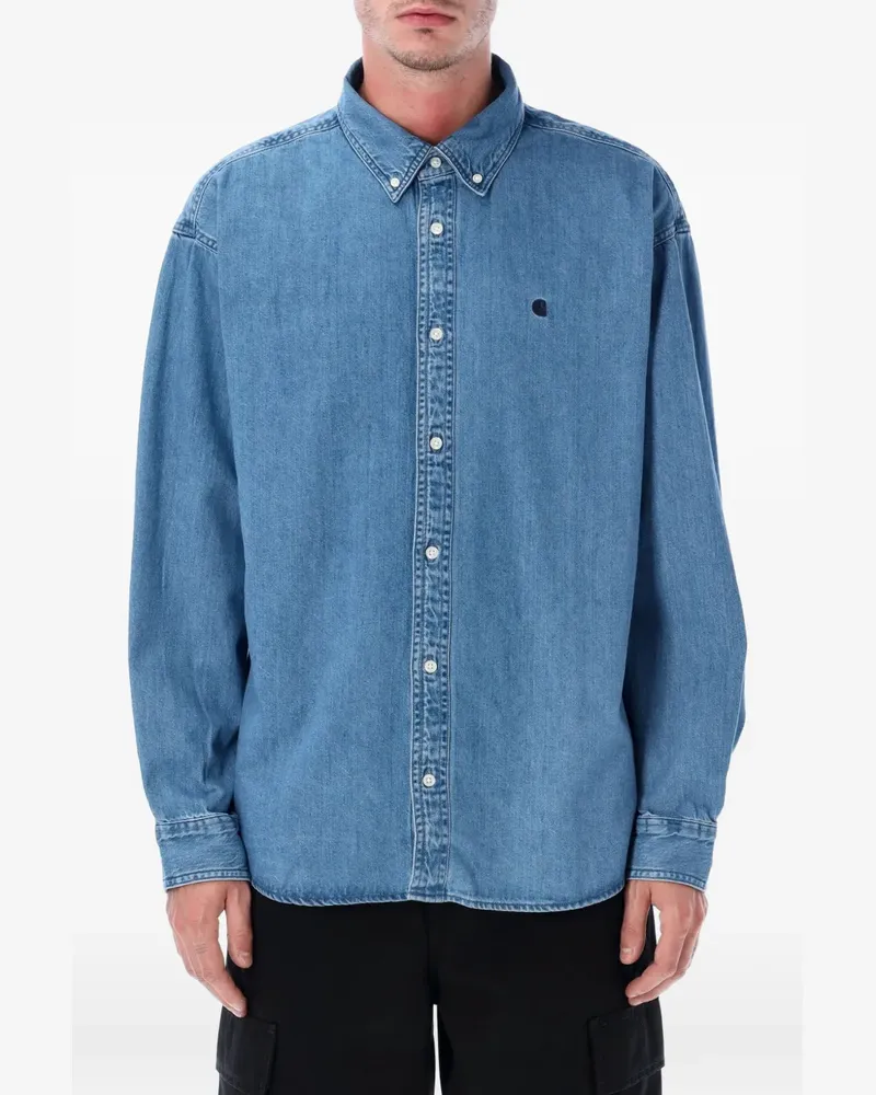 Carhartt WIP L Lucas Hemd - Blau Blau