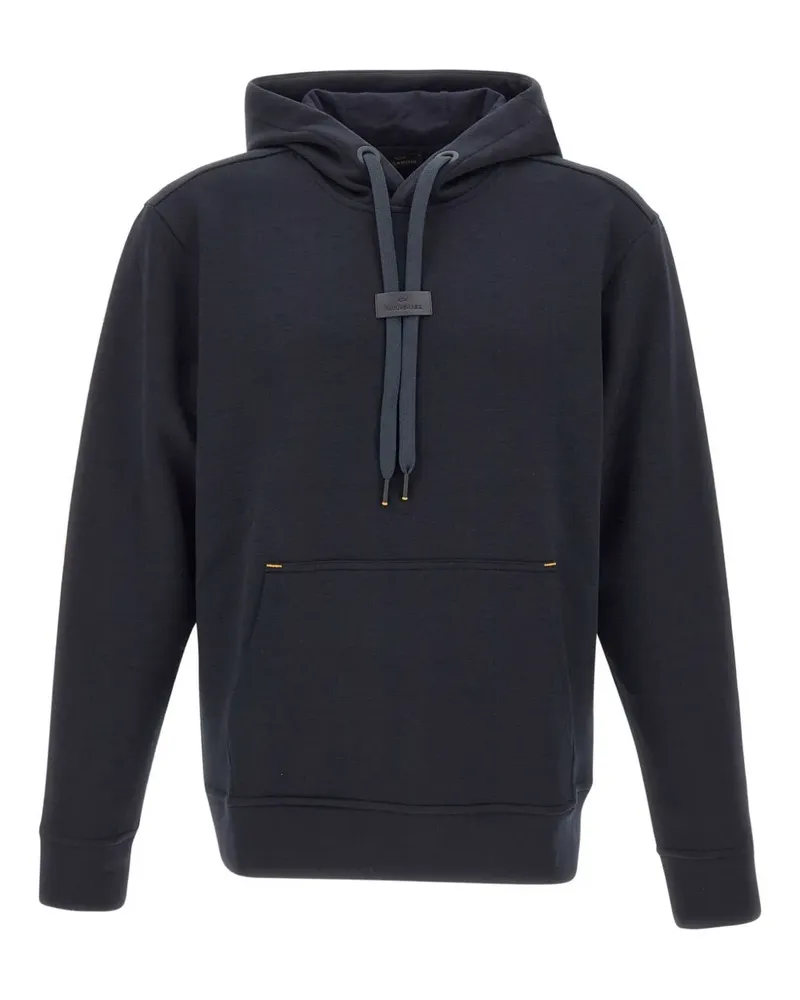 Paul & Shark Hoodie mit Kängurutasche - Blau Blau