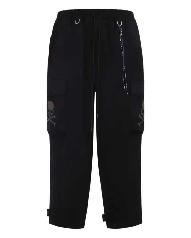 Mastermind Japan skull-print cargo pants - Schwarz Schwarz