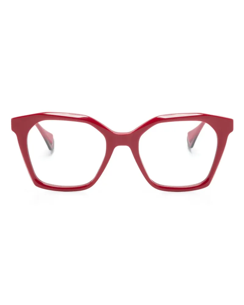 GIGI STUDIOS Ashira Brille mit Oversized-Gestell - Rot Rot