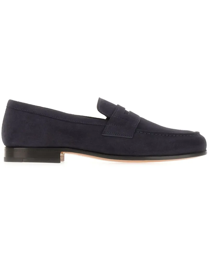 Church's Loafer aus Wildleder - Blau Blau