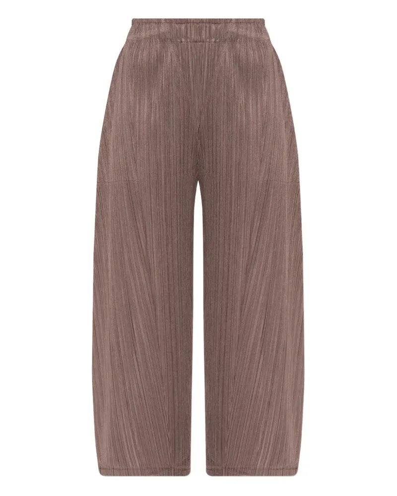Issey Miyake pleated trousers - Braun Braun