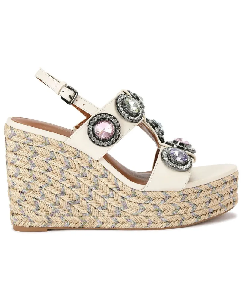 Kurt Geiger Wedge-Espadrilles 105mm - Weiß Weiß