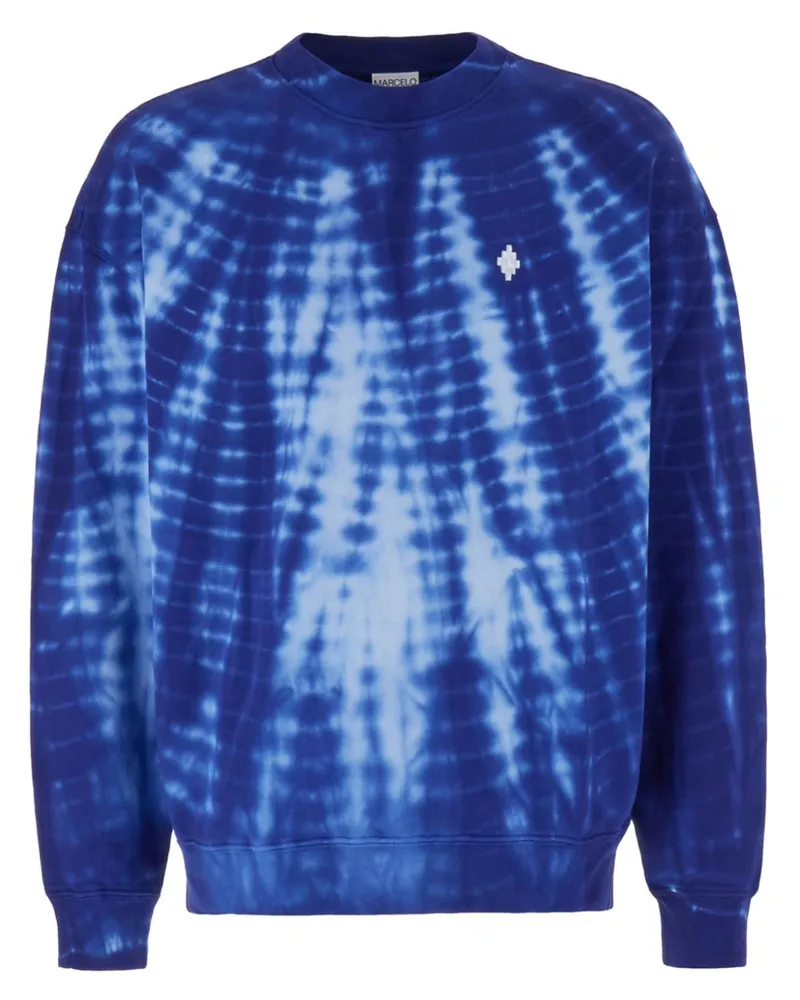 Marcelo Burlon | County of Milan Aop Soundwaves Sweatshirt - Blau Blau
