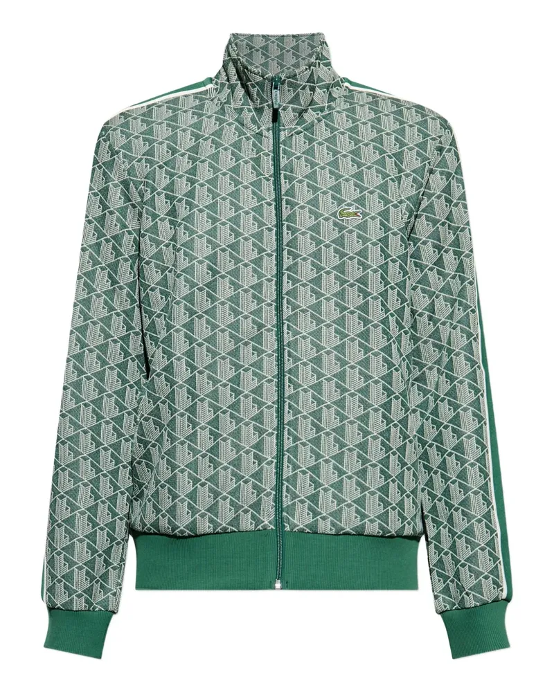 Lacoste Paris Sweatshirt mit Reißverschluss - Grün Grün