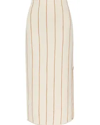 By Malene Birger Gestreifter Hercula Midirock Nude