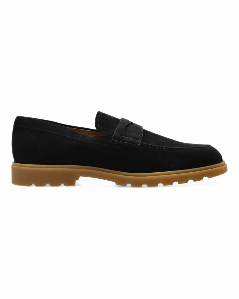 Kiton Loafer aus Wildleder - Schwarz Schwarz