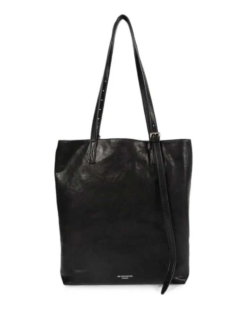 Ann Demeulemeester Janek buckle-strap shoulder bag - Schwarz Schwarz
