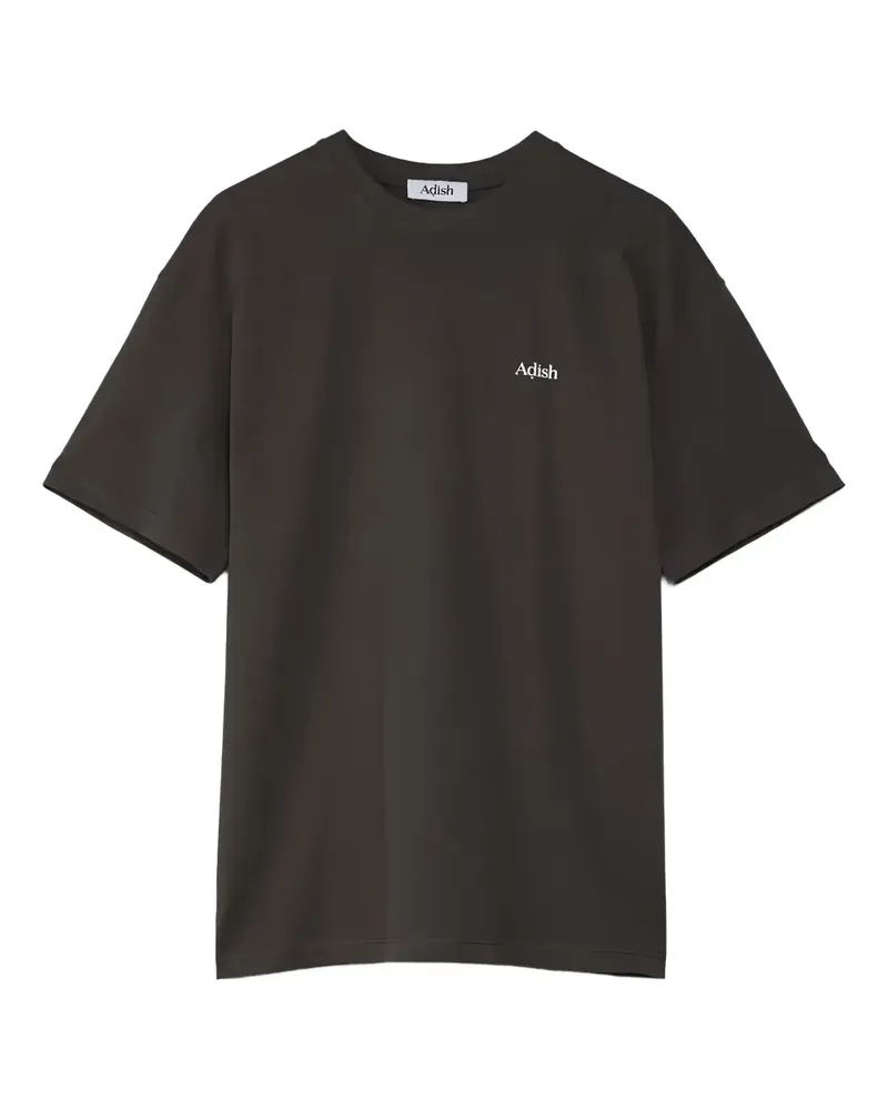 ADISH Kurzärmeliges T-Shirt mit Logo-Print - Schwarz Schwarz