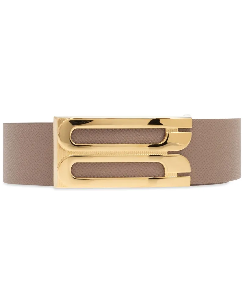 Victoria Beckham Gürtel aus Leder - Nude Nude