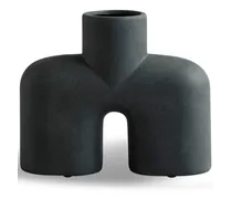 Mittelgroße Cobra Uno Vase - Schwarz