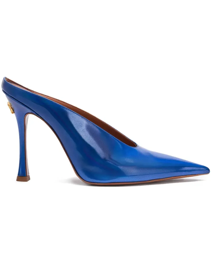 Roberto Cavalli Mules mit spitzer Kappe - Blau Blau