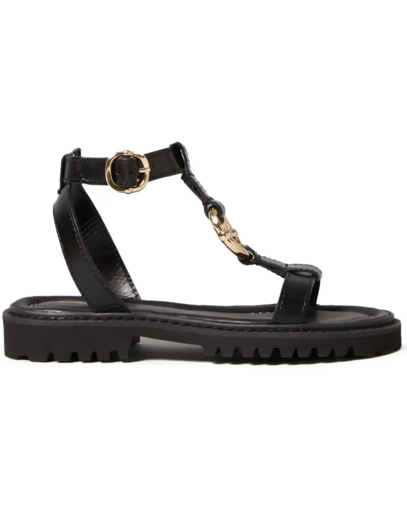 Claudie Pierlot Sandalen aus Leder - Schwarz Schwarz